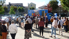 3ème inauguration, sous le soleil, pour la MDF itinérante