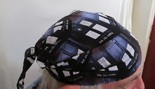 The Tardis-Wrap Your Head from Michele's Adornments & Alterations