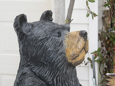 Face of Bubba Bear in 2018 by Legacy Sculpture