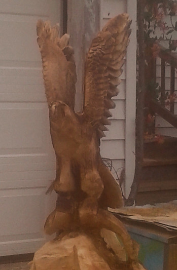 2017 Eagle started....by Legacy Sculpture