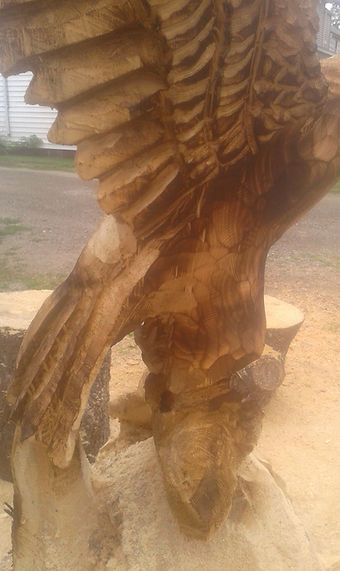 Legacy Sculpture Eagle 2017 in the making
