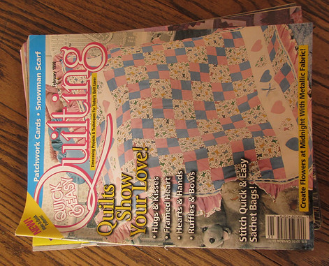 Quick & Easy Quilting magazine/michelesadornmentsandalterations.com/consignment shop/instructional books