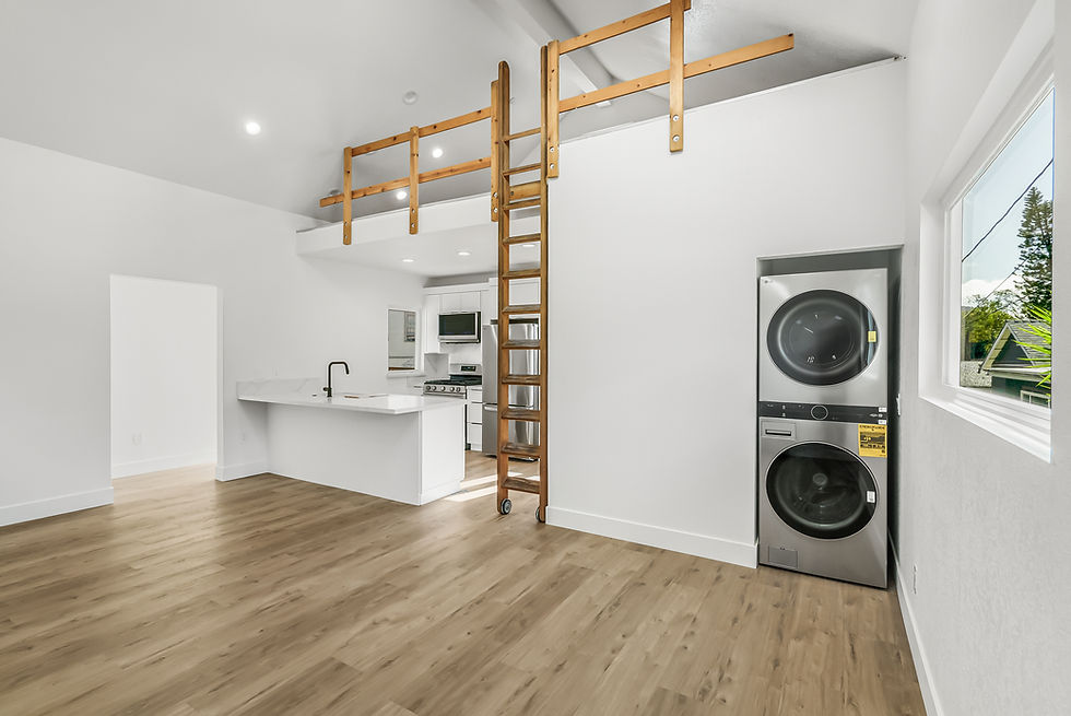 large open-scale remodel project with interior upgrades