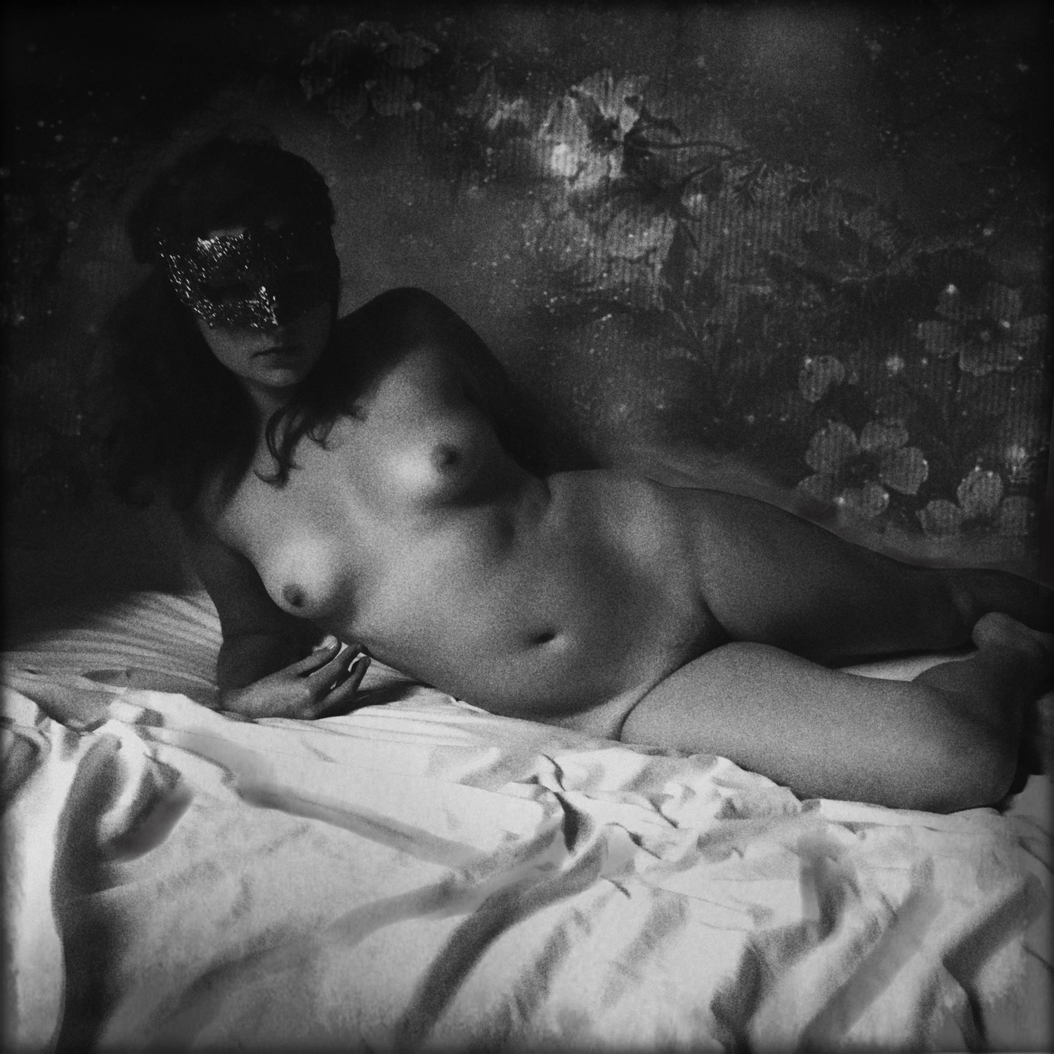 Cécile au masque