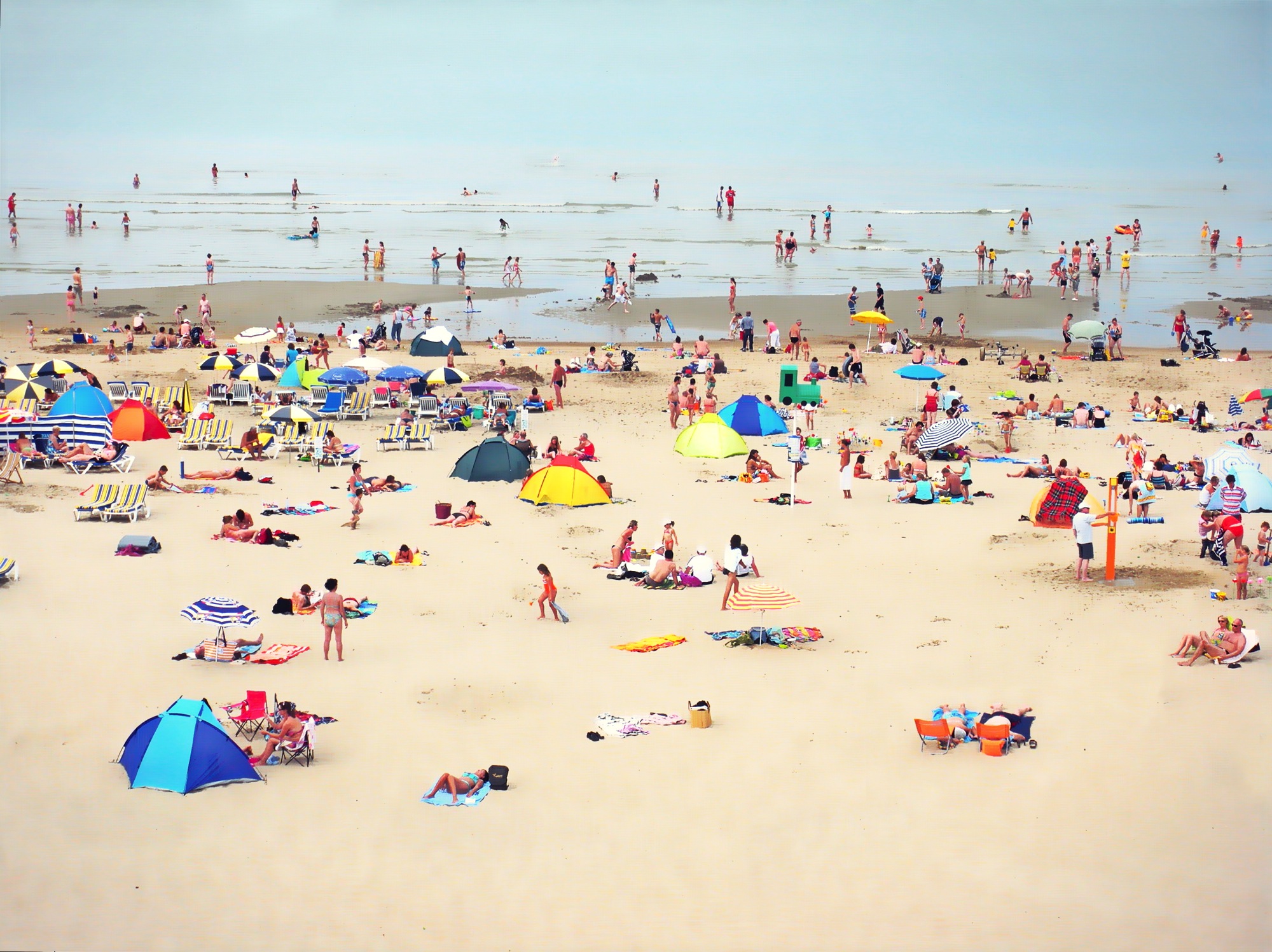 Les jours heureux-plage de De-Haan