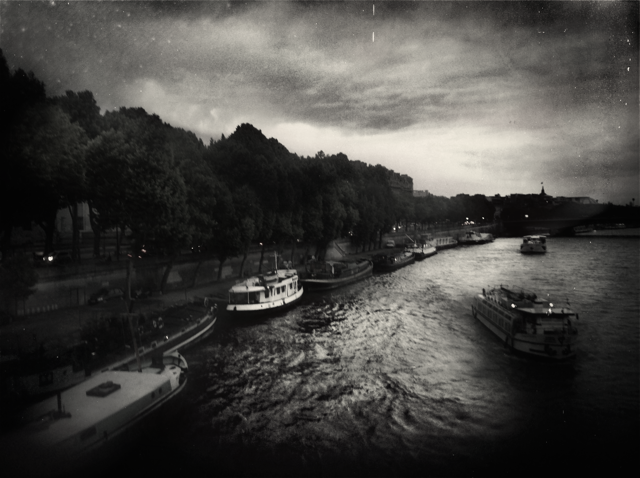 Les péniches sur la seine