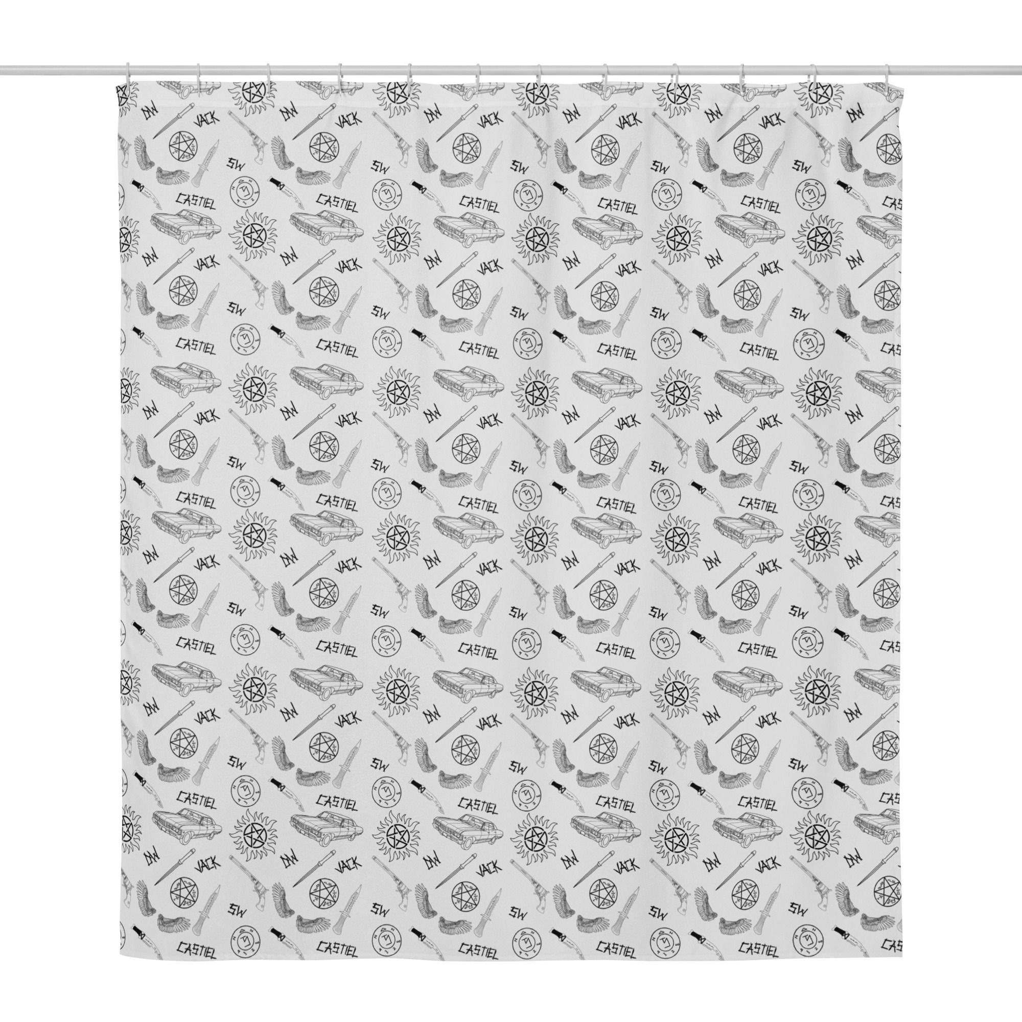 Supernatural Shower curtain