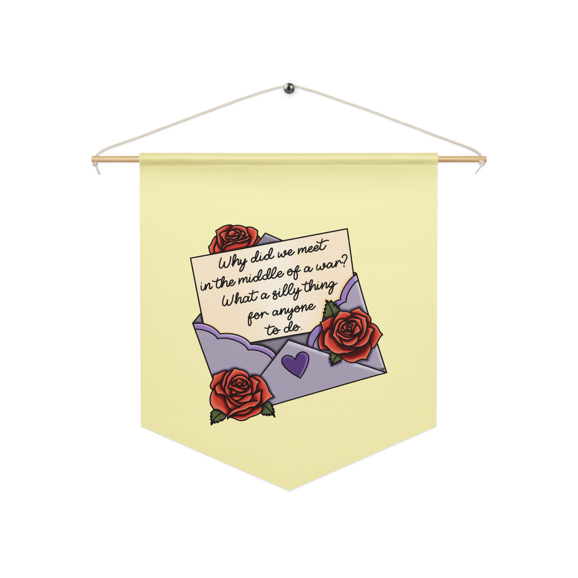 Dear Bill Musical Pennant banner
