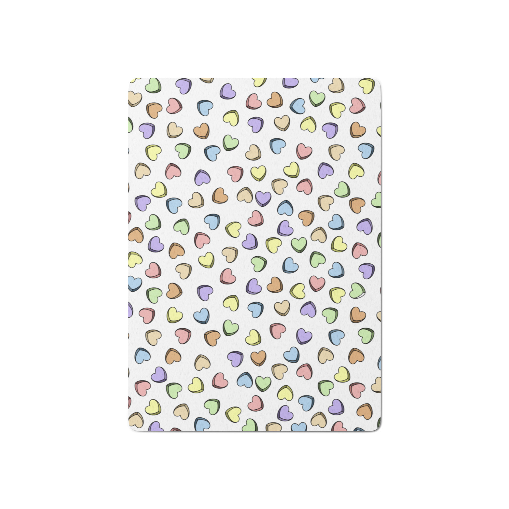 Candy Hearts Poker playing cards