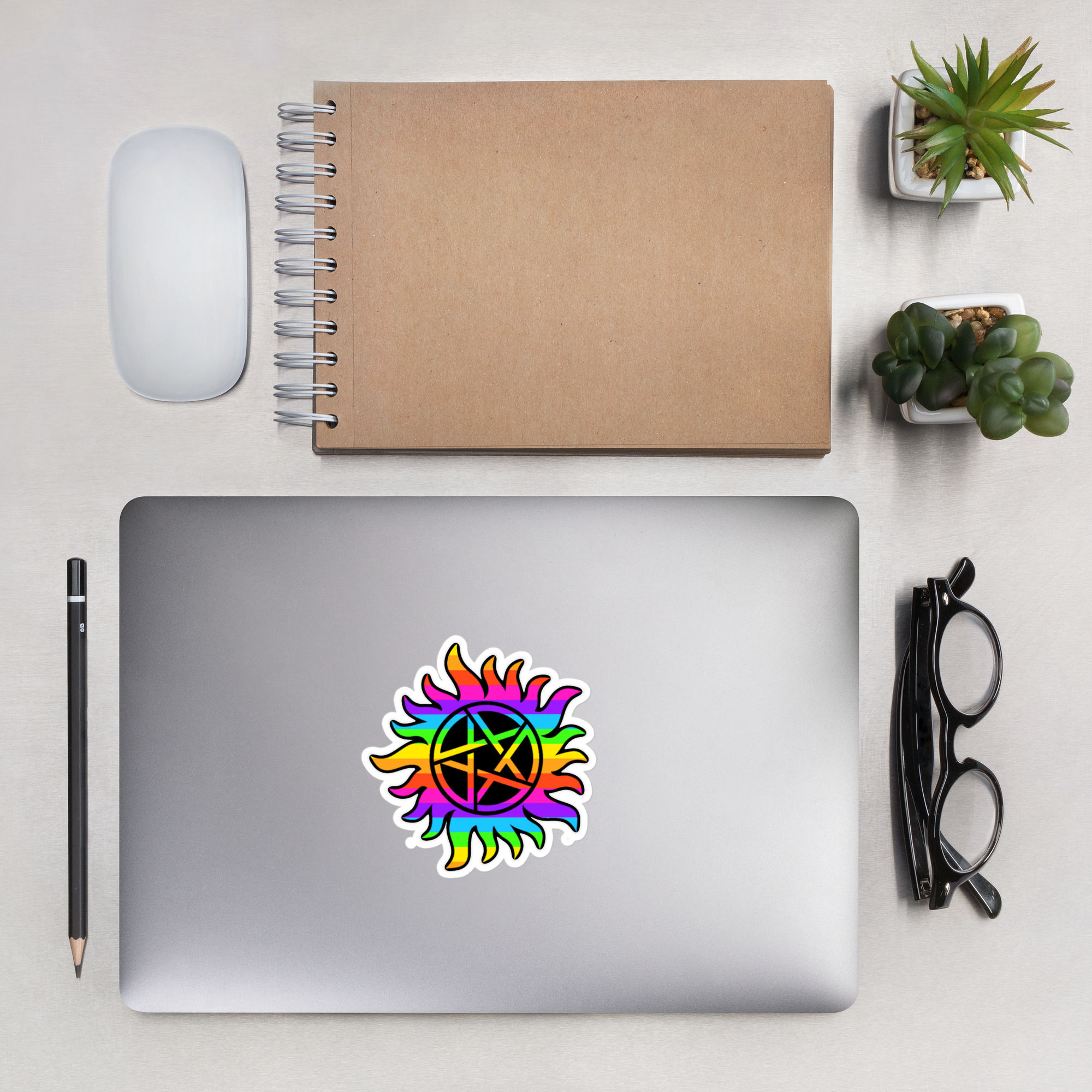 Rainbow Anti Possession Bubble-free stickers