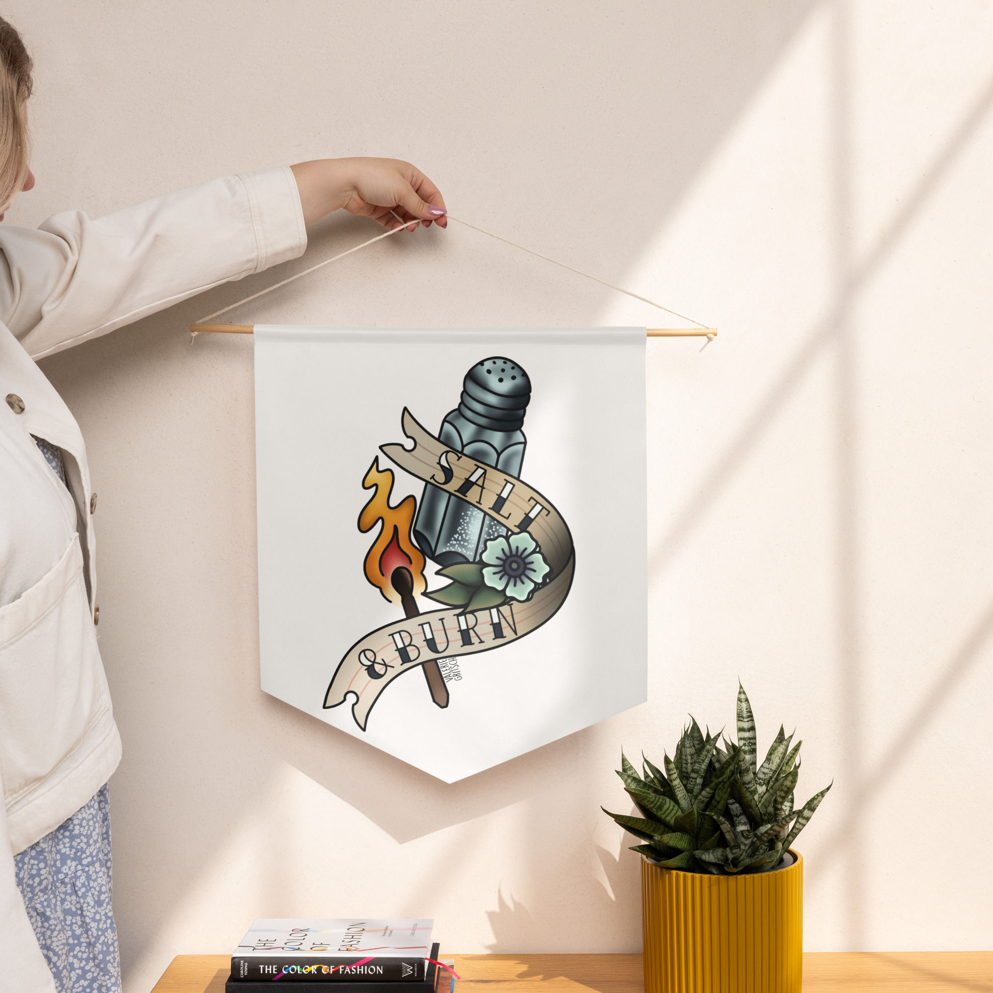 Salt and Burn Pennant banner