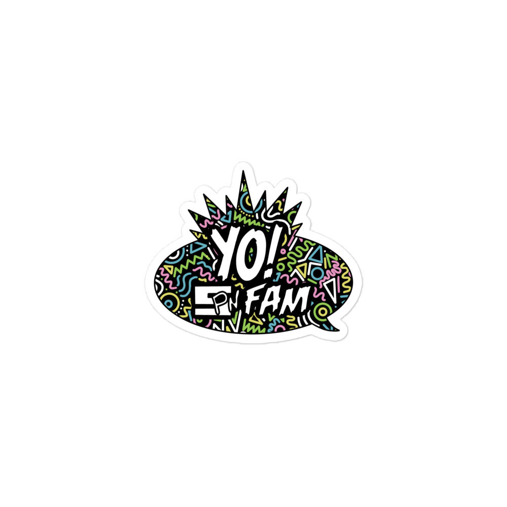 YO! SPN Fam - Bubble-free stickers