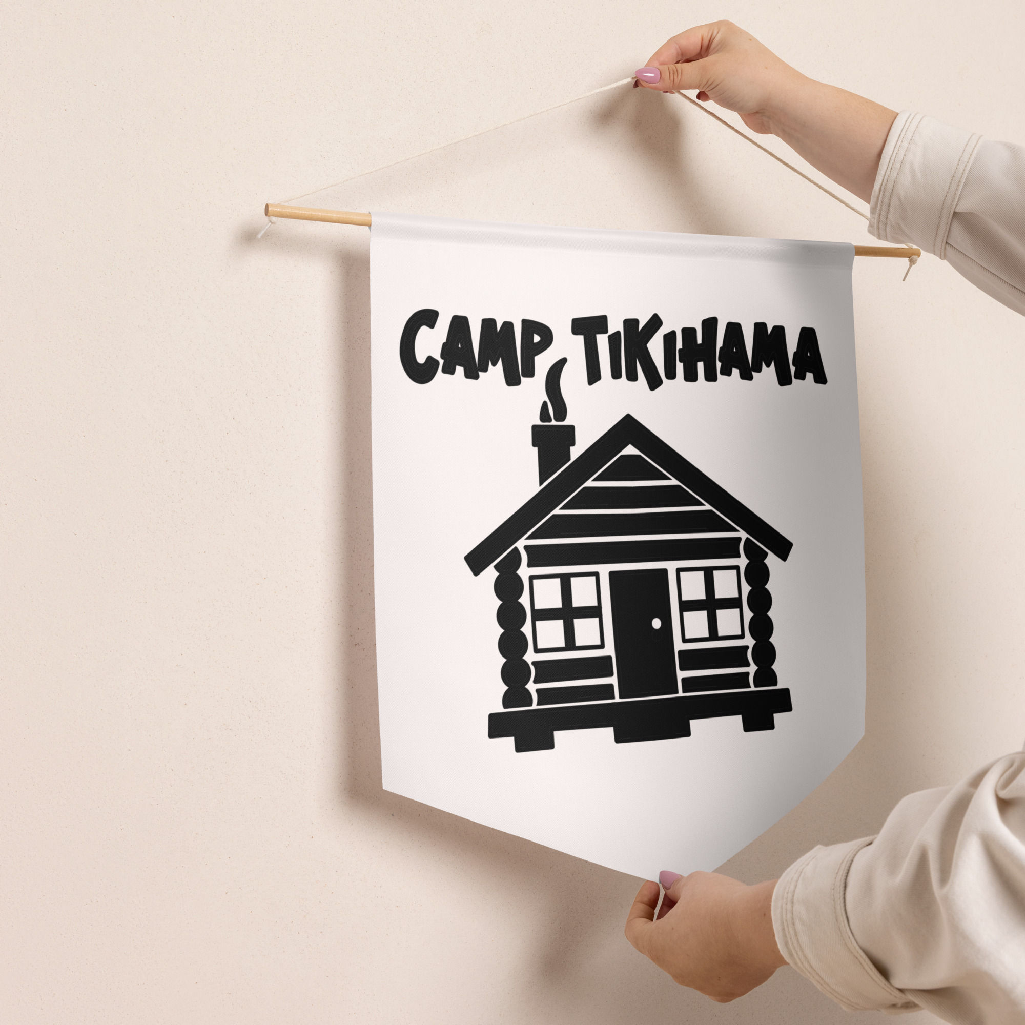 Camp Tikihama Pennant banner