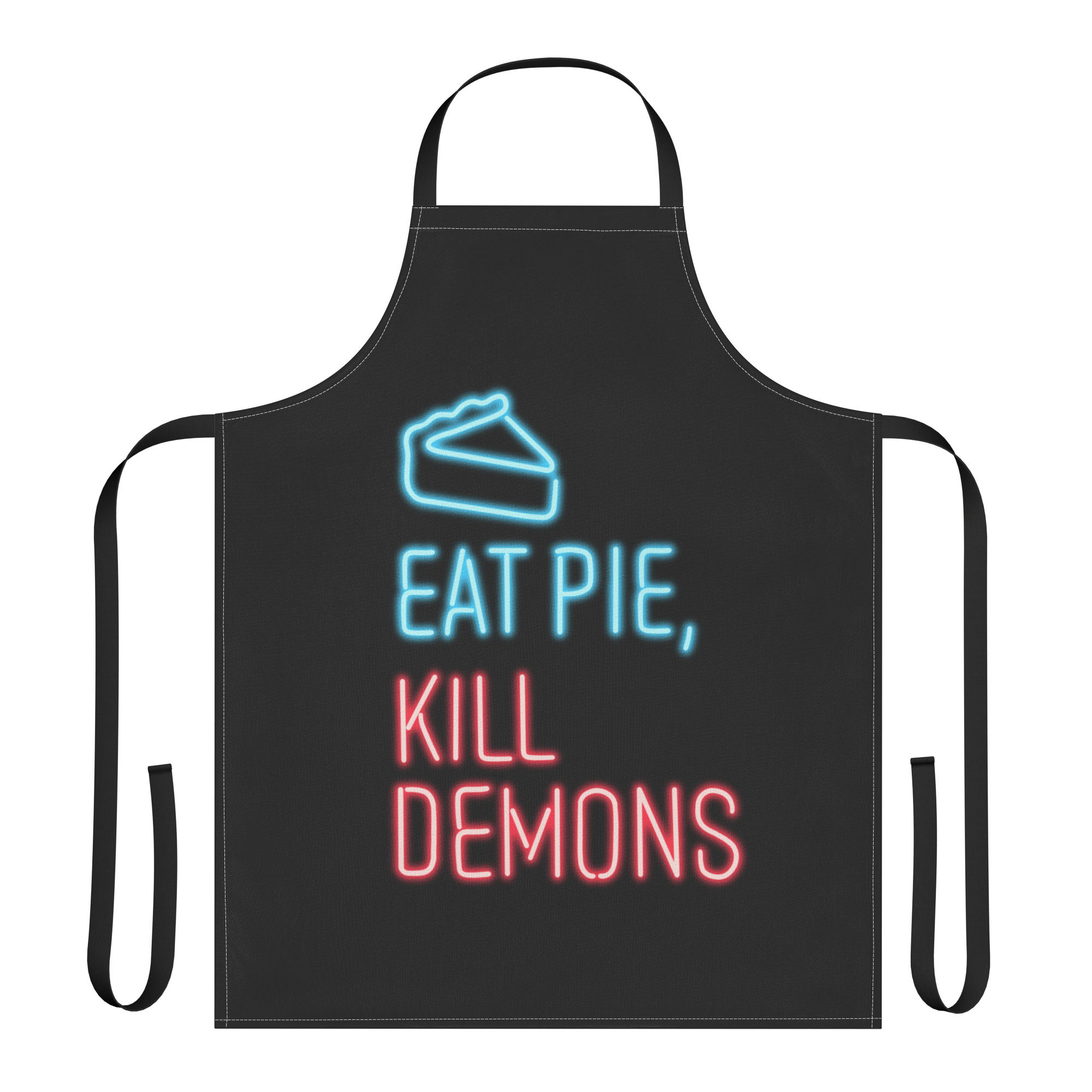 Eat Pie, Kill Demons - Strap apron