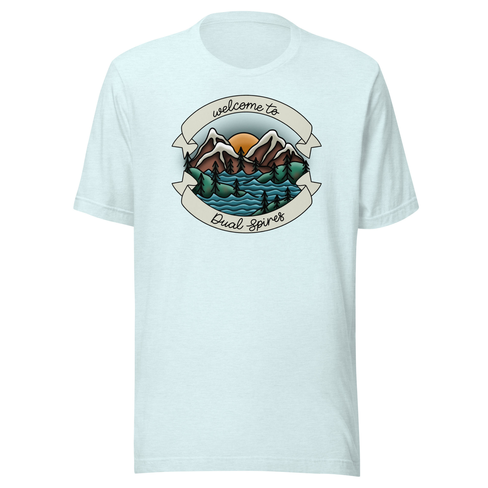 Welcome to Dual Spires Unisex t-shirt