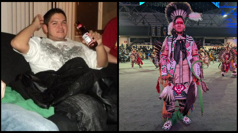 Eye-level view of a traditional cultural gathering with vibrant decorations