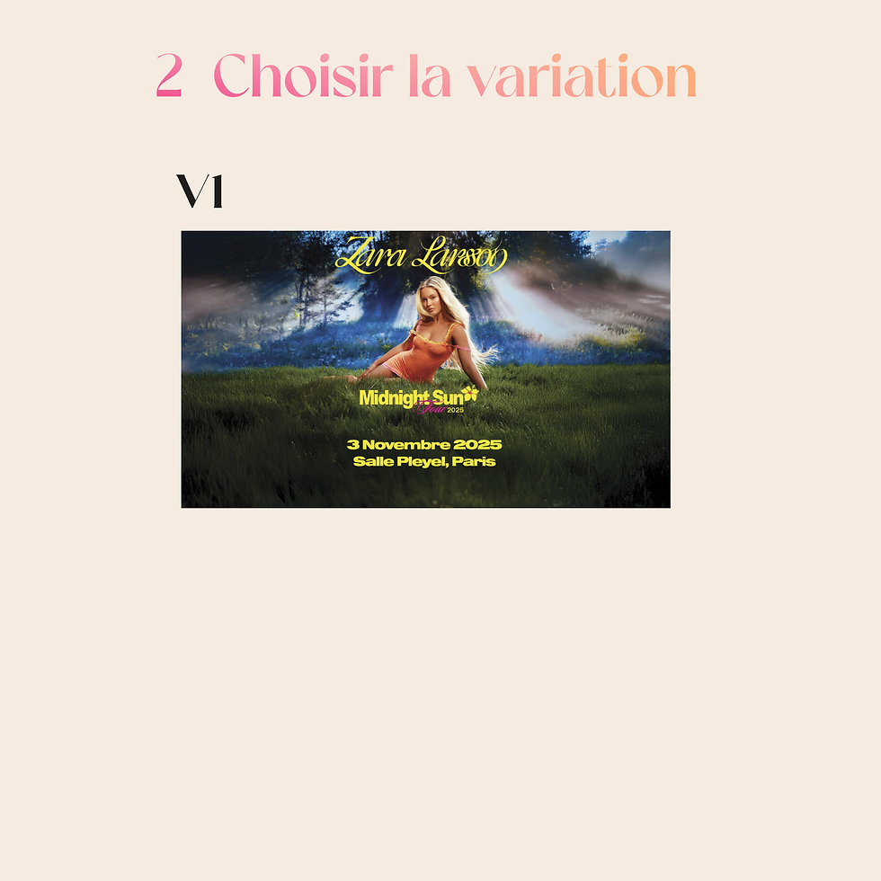 Miniature : Midnight Sun Tour - Zara Larsson
