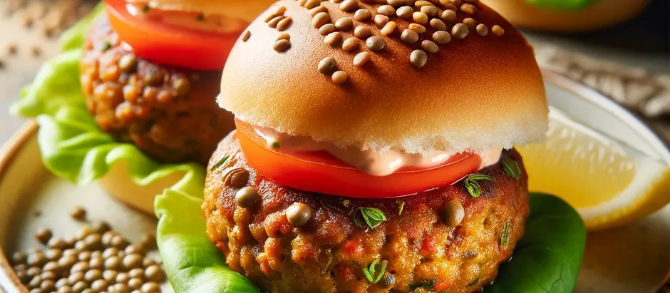 Delícia Saudável: Mini Hambúrguer de Lentilha