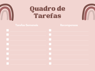 Quadro de responsabilidades bege