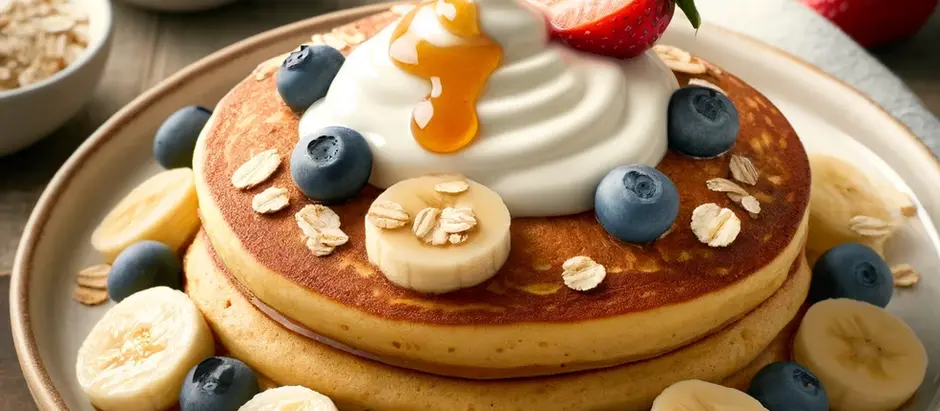 Receita de Panqueca de Banana com Aveia e Iogurte: Delícia Saudável para Crianças