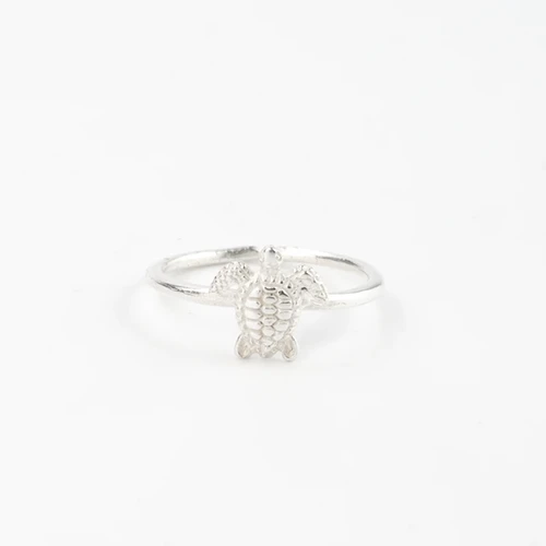 Turtle Ring Stone and Chain