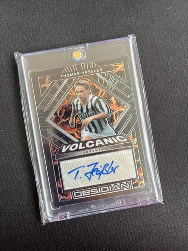 Thomas Hassler 2022-23 Panini Obsidian Volcanic Auto /199