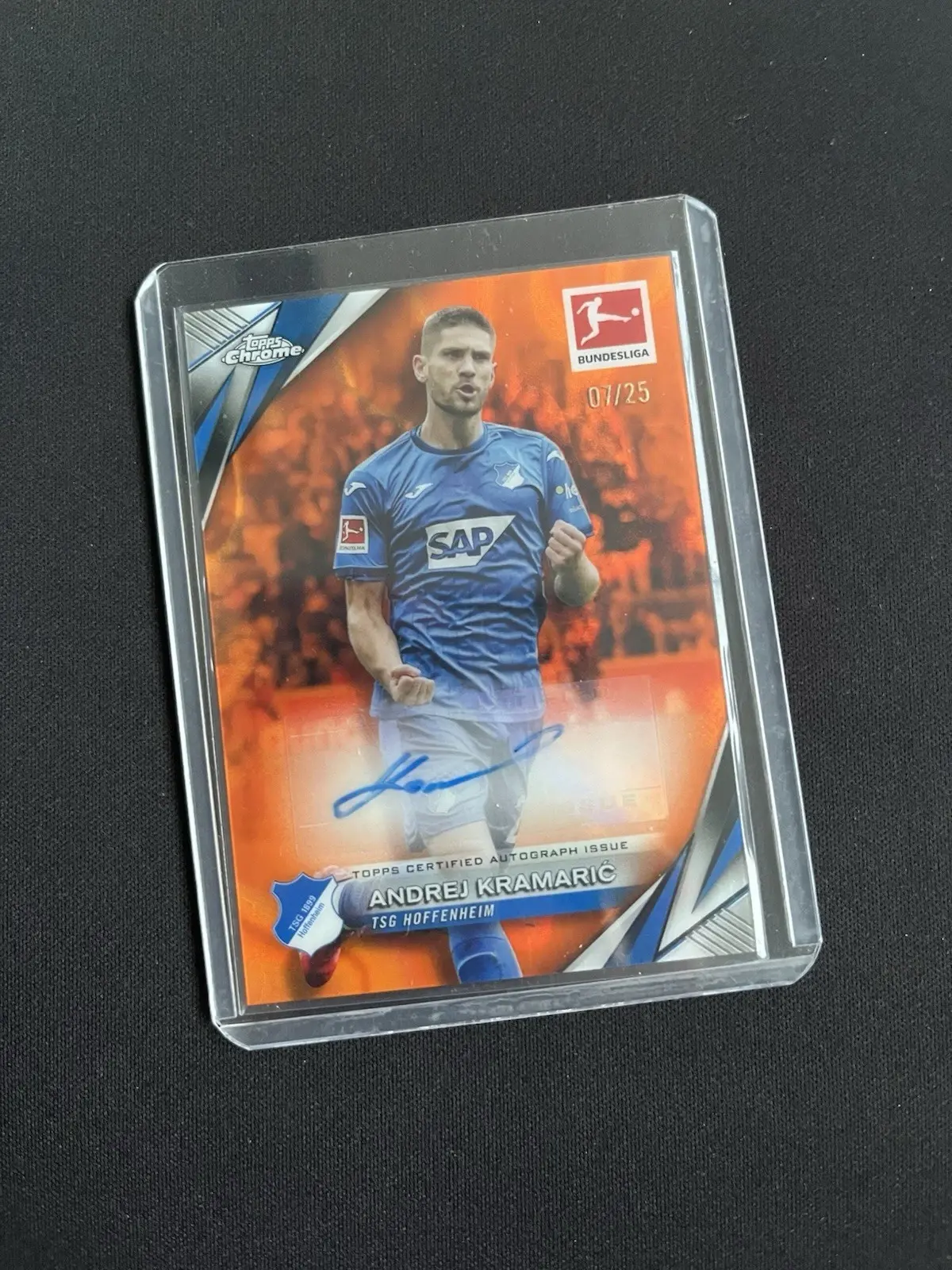 Topps Bundesliga Chrome 2024-25 Andrej Kramaric Orange Auto /25 TSG Hoffenheim