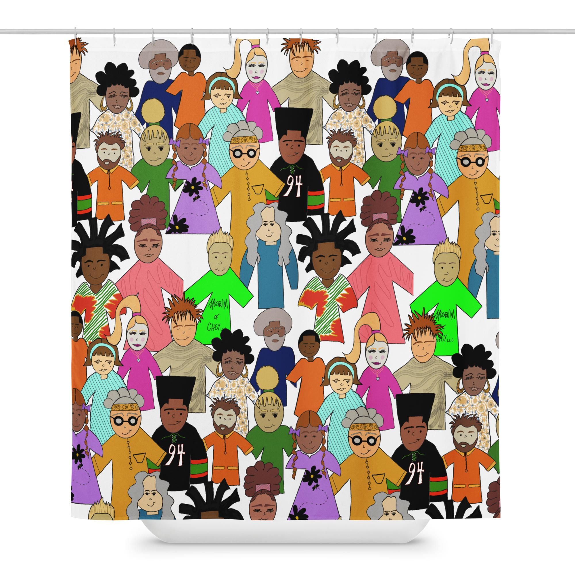 Love All "Original" PATTERN Shower curtain