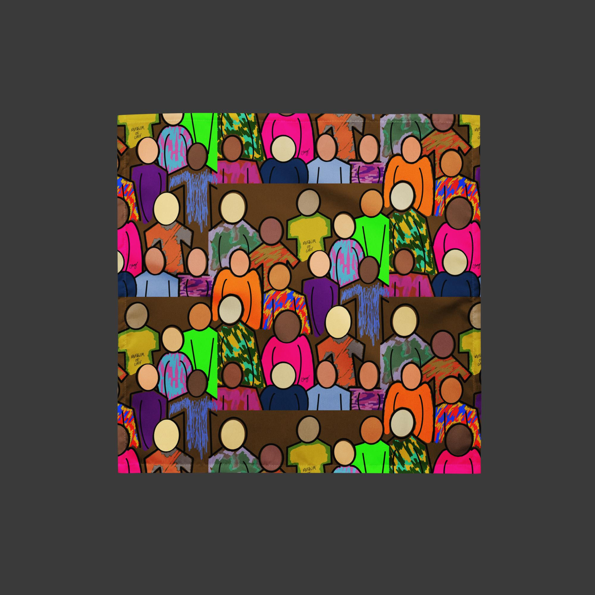 Love All "Vibes" BROWN bandana 