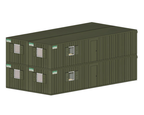 40ft x 10ft Stacked Antivandal Site Compound