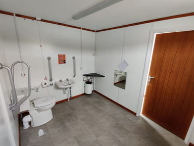 DOCM Compliant Portable Toilet Cabin, for sale & hire