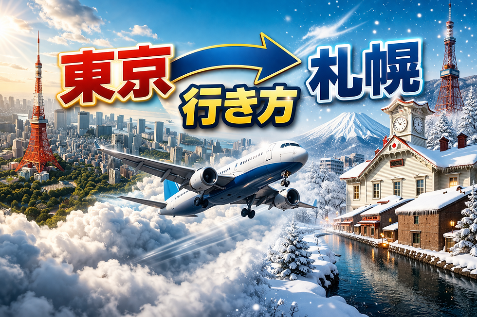 東京→札幌 行き方、60代ゆったり観光