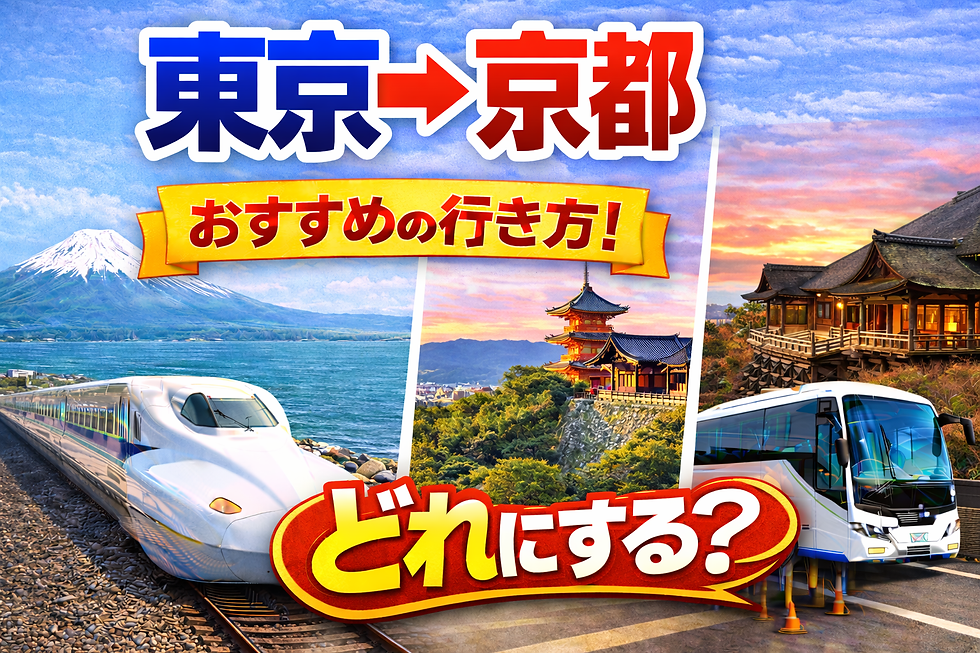 東京→京都 行き方、60代ゆったり観光