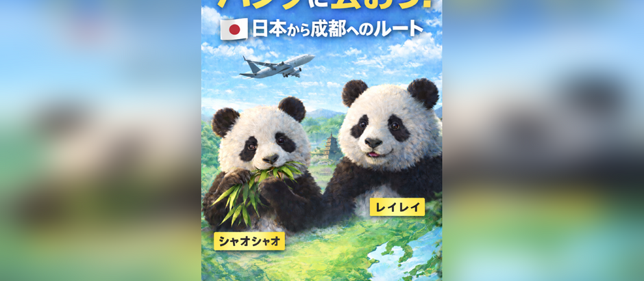 パンダに会おう中国成都！