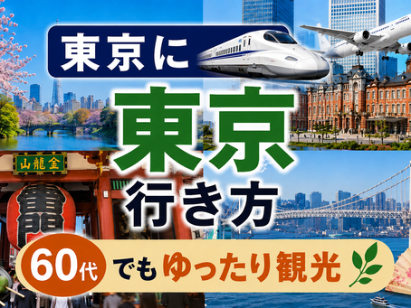 東京観光 60代でもゆったり観光