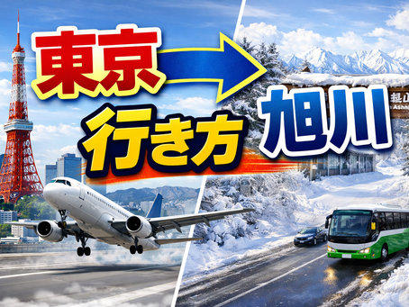 東京→旭川 行き方、60代ゆったり観光