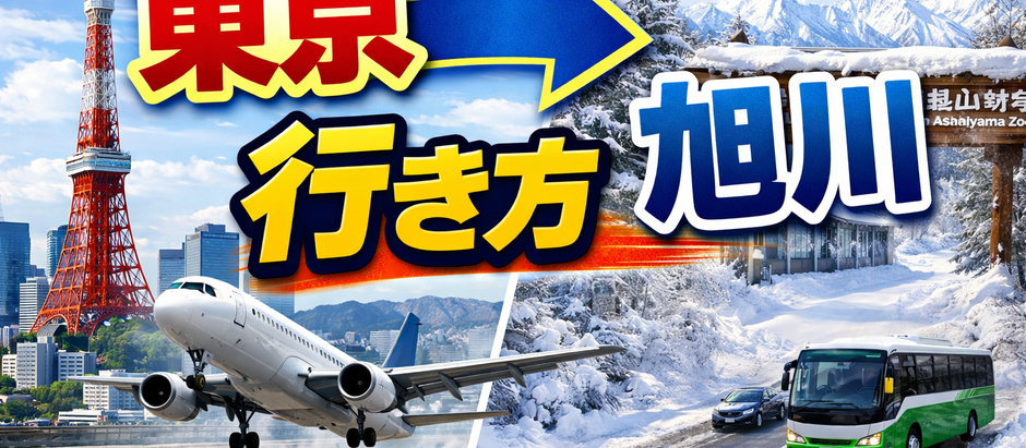 東京→旭川 行き方、60代ゆったり観光