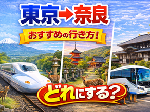 東京→奈良 行き方、60代ゆったり観光