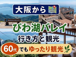 大阪近郊の避暑地 大阪からびわ湖バレイへの行き方 60代でもゆったり観光