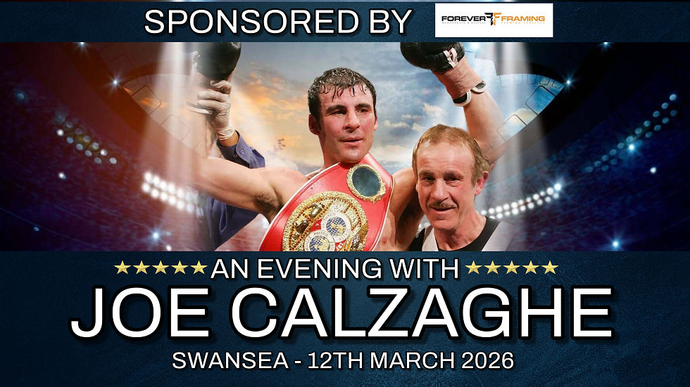An Evening with Joe Calzaghe - 12th MARCH 2026
