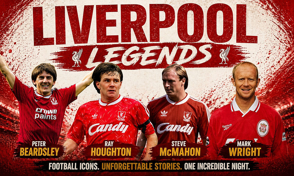An Evening with Liverpool Legends - Chester Crowne Plaza - 24th April 2026