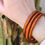 Miniatura: Bracciale  del Tempio. Classico Dark Orange con Mantra