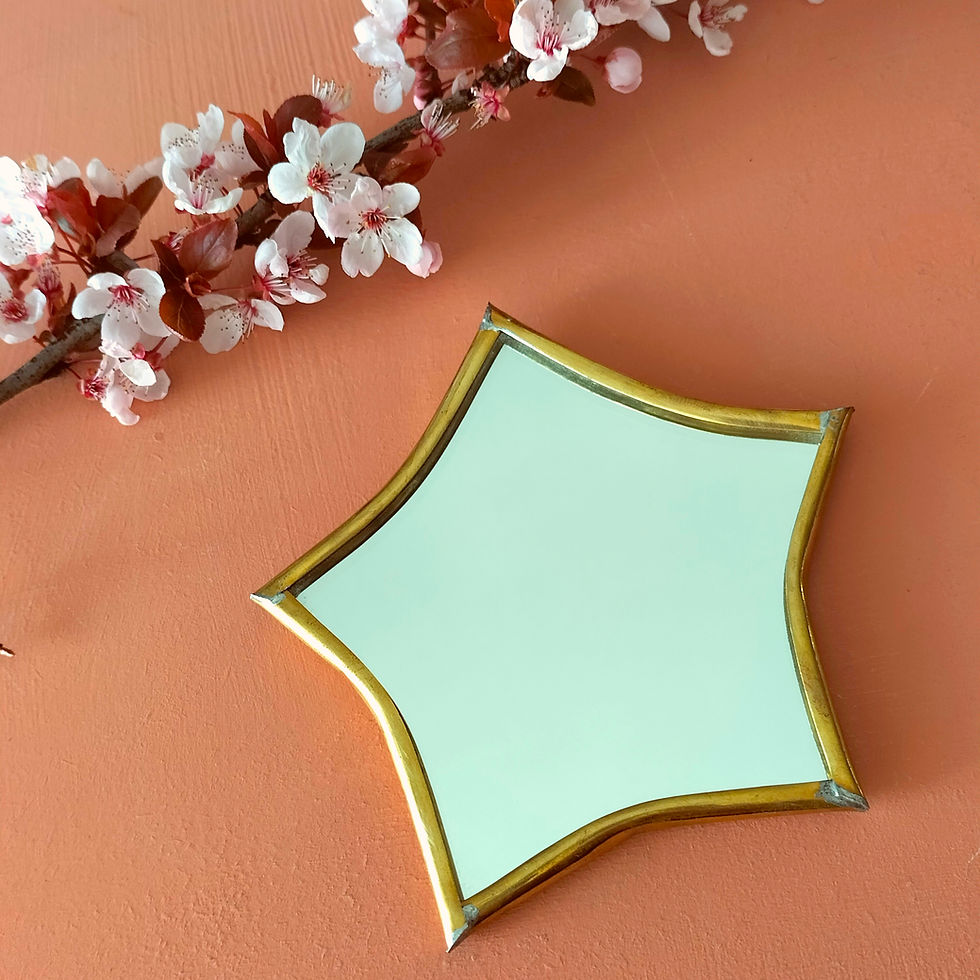 Thumbnail: BRASS MIRROR SET