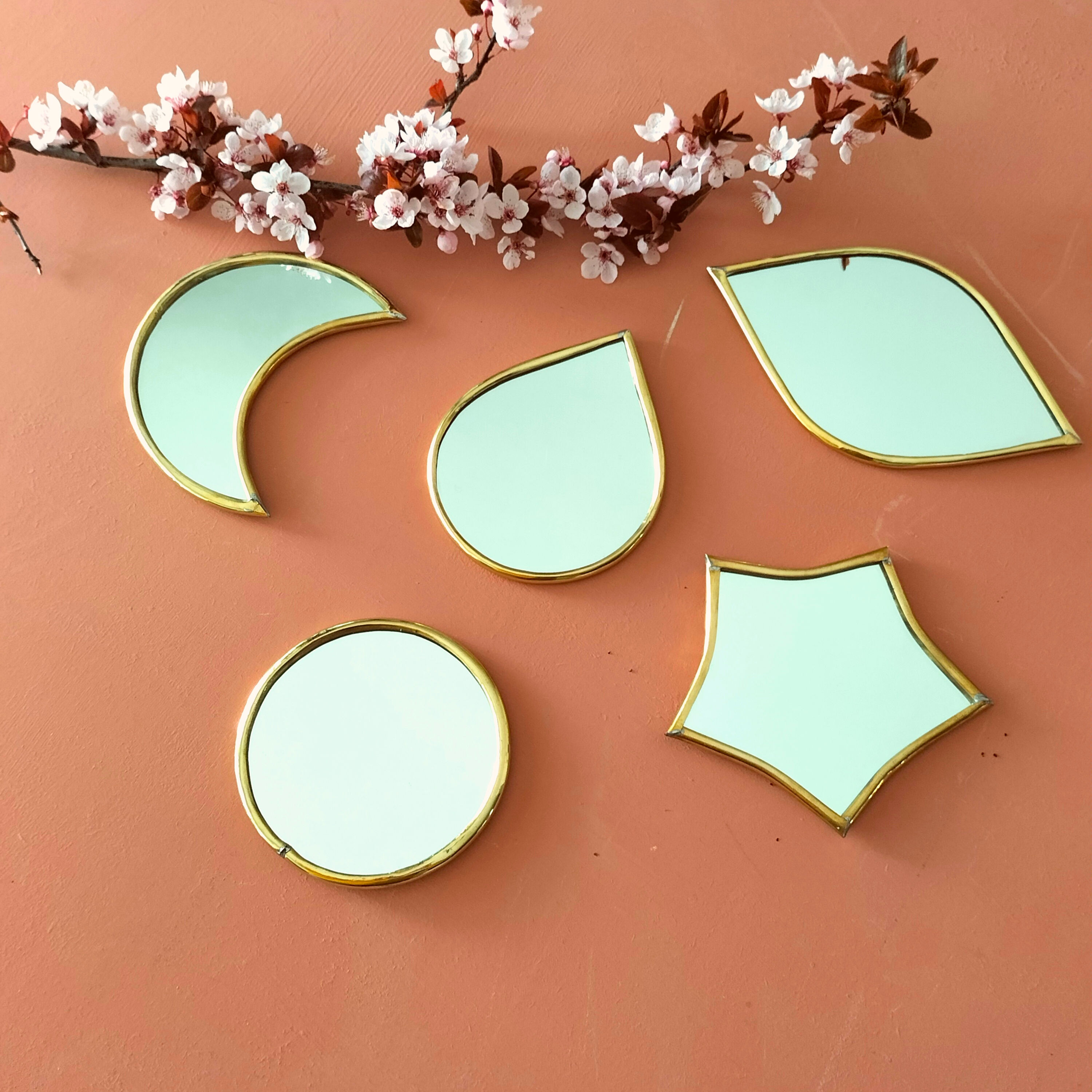 SPECCHIETTI IN OTTONE