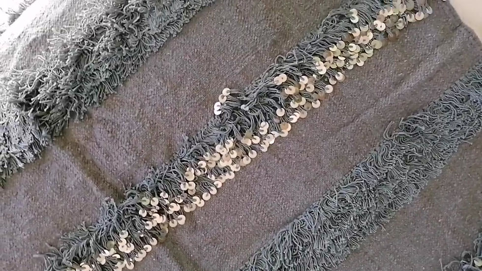 Thumbnail: GRAY HANDIRA BLANKET