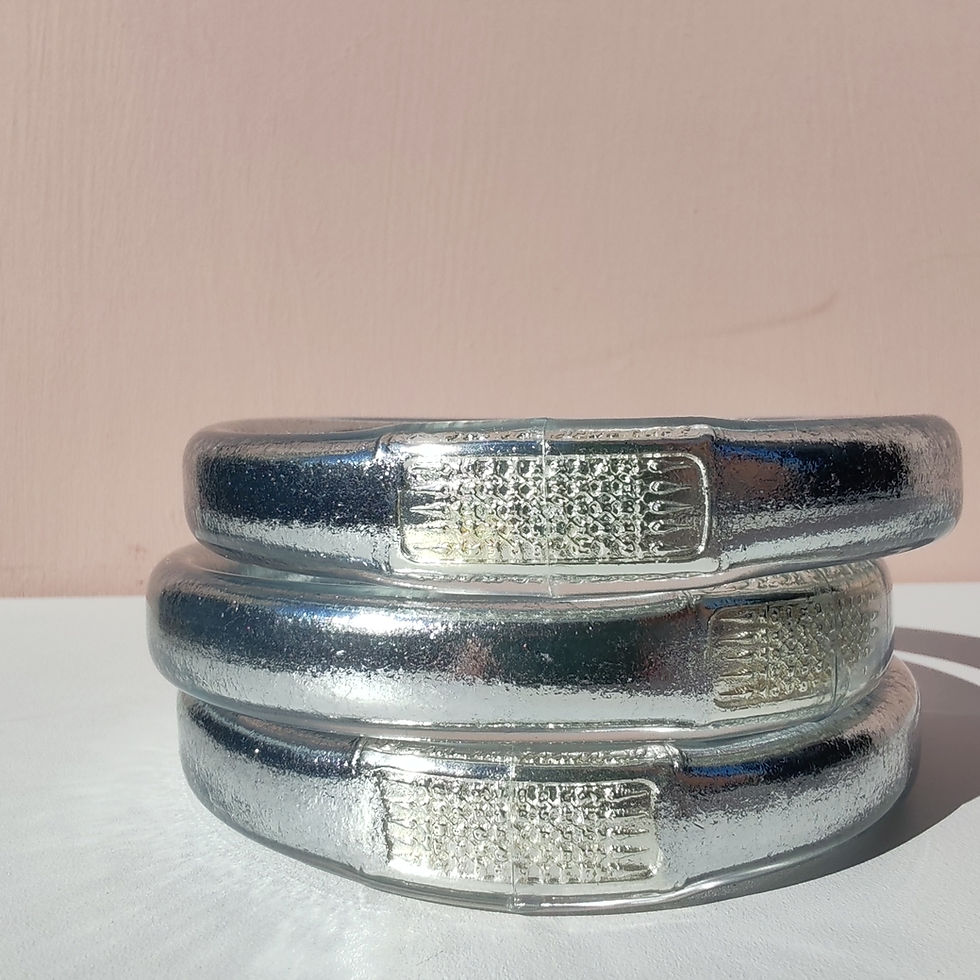 Thumbnail: Bracciale del Tempio.Yantra. Argento