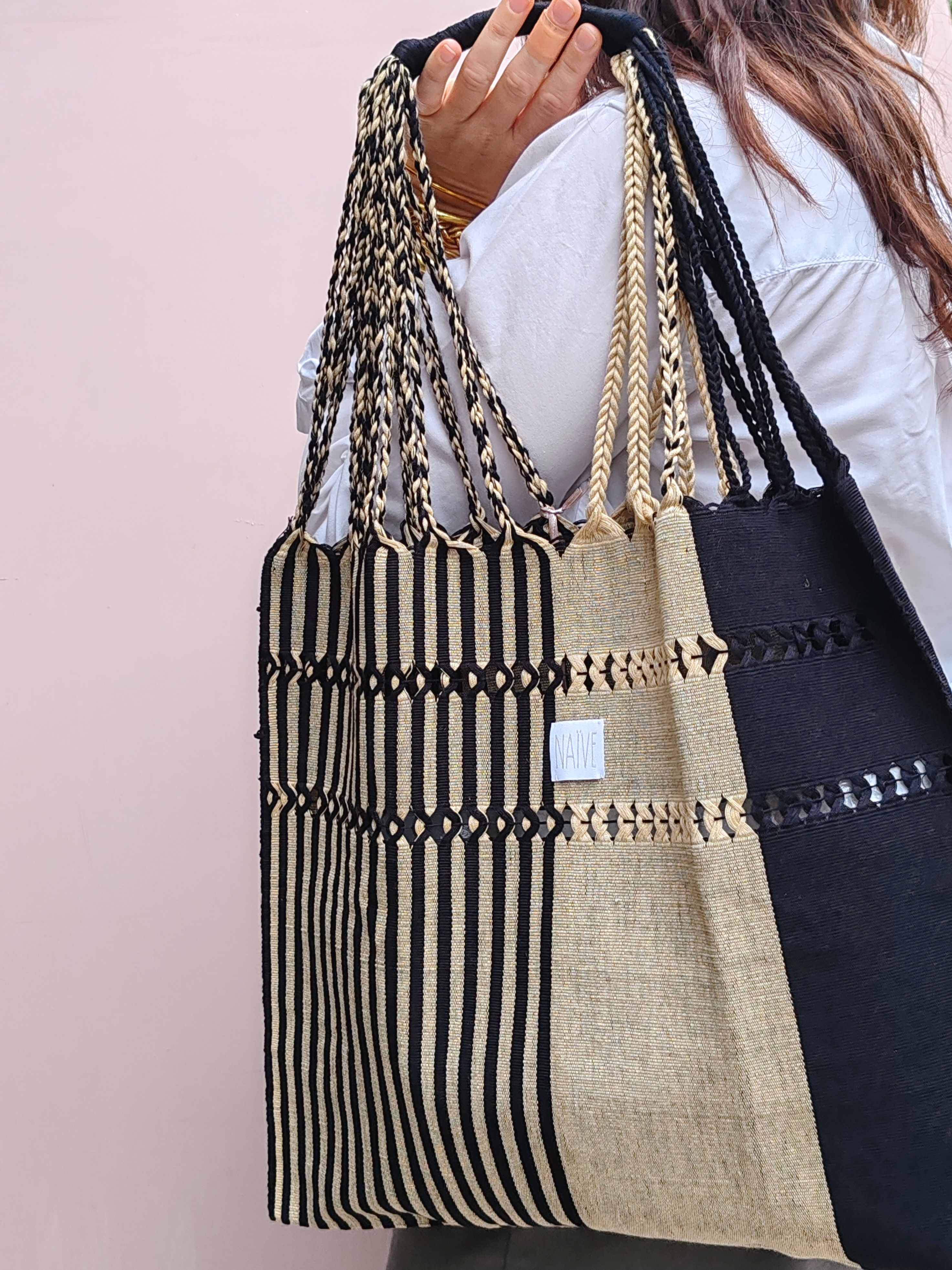 HOLABAG Striped Noir
