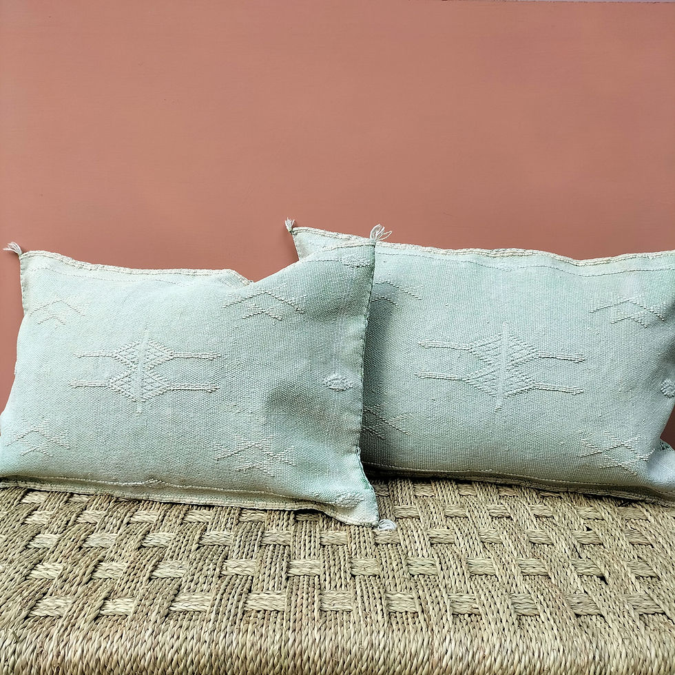 Miniatura: CUSCINO SABRA RETTANGOLARE Pistache