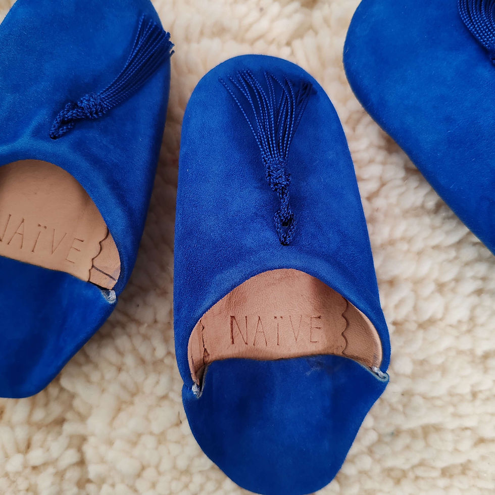 Thumbnail: LE BABOUCHES.KIDS.BLU MAJORELLE