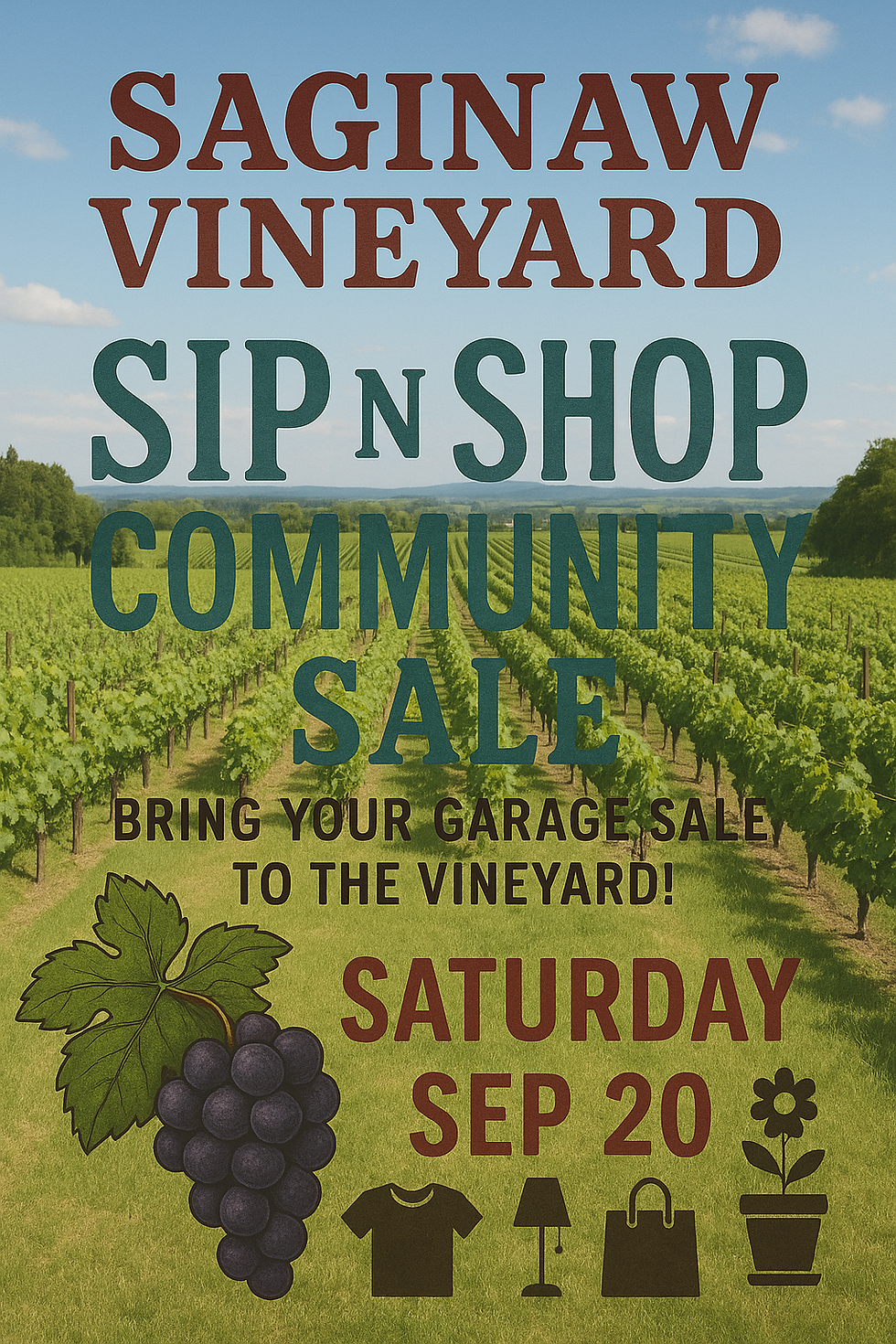 Sip n Shop Community Sale